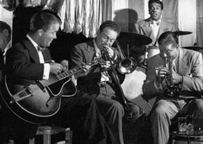George Brunies with Eddie Condon etc